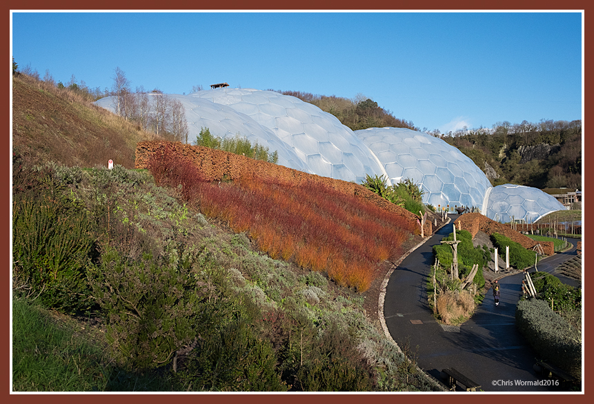 Uk, Cornwall, Eden Project, January Biomes1